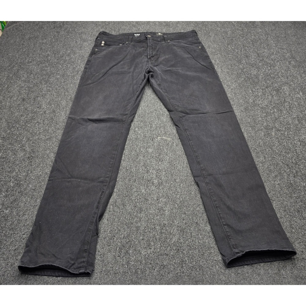 AG Adriano Goldschmied The Tellis Pants Mens 36x34 Black Modern Slim 1783SUD-SBA